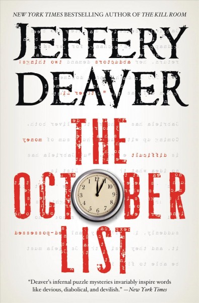 The October list [sound recording] / Jeffery Deaver.