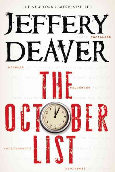 The October list / Jeffery Deaver.