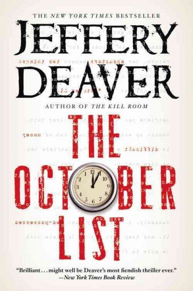 The October list /Jeffery Deaver.