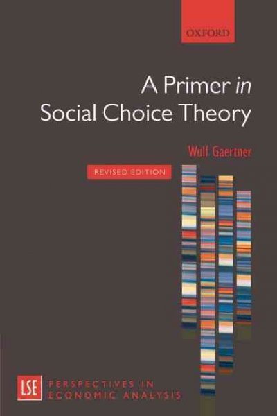 A primer in social choice theory / Wulf Gaertner.