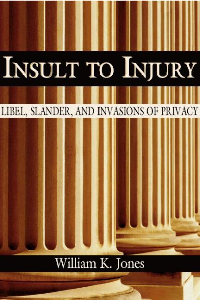 Insult to injury [electronic resource] : libel, slander, and invasions of privacy / William K. Jones.